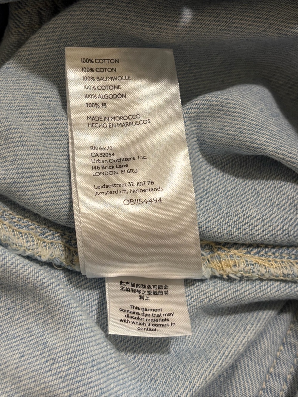 Free People We The Free Marci Denim Jumpsuit Size M, Light Wash Clear Skies - Picture 7 of 13
